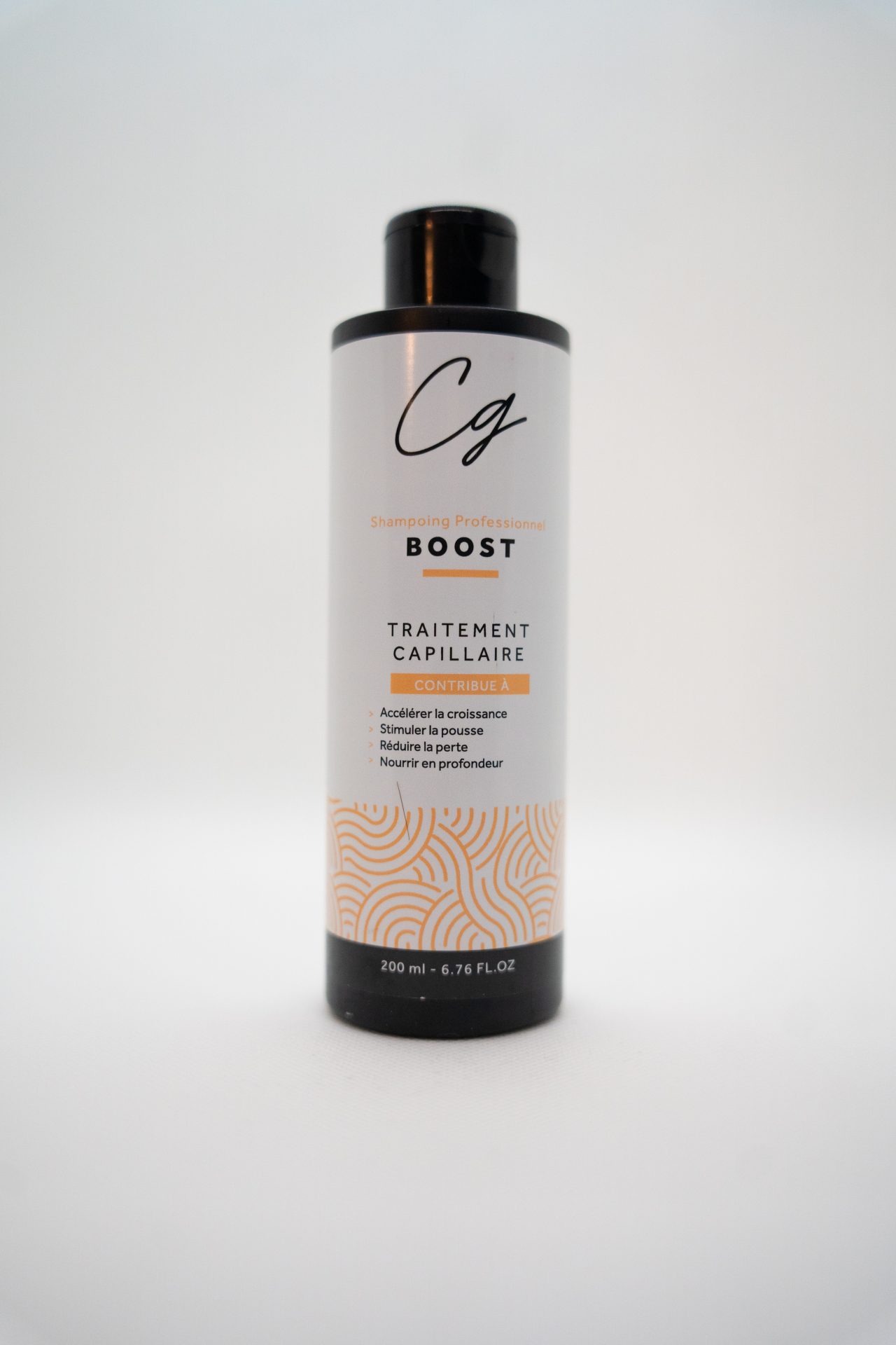 Shampoing Boost CG sur fond blanc